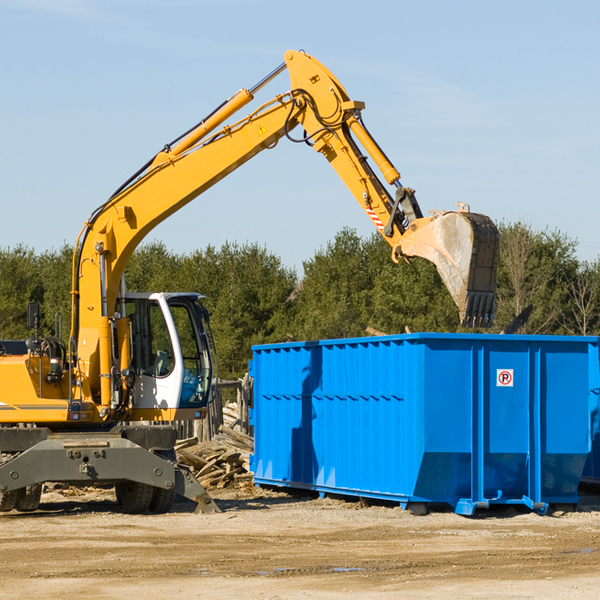 are there any restrictions on where a residential dumpster can be placed in Granville NY